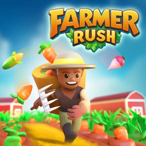 Farmer Rush: Idle Farm Game game thumbnail image