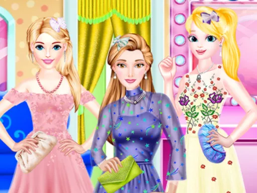 Fashion Dress In Tulle Style - game thumbnail image