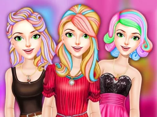 Fashion Dye Hair Design - game thumbnail image