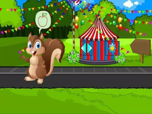Feed the squirrel - game thumbnail image