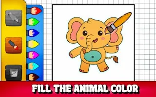 Fill The Animal Color - game thumbnail image