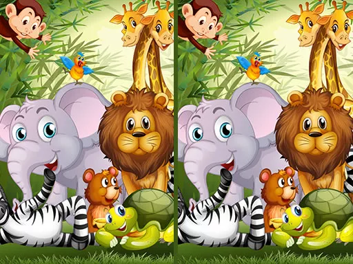 Find Seven Differences Animals - game thumbnail image