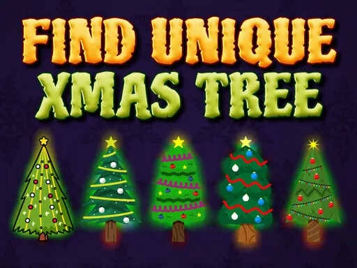 Find Unique Xmas Tree - game thumbnail image