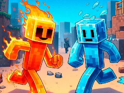 Fire and Water Stickman - game thumbnail image