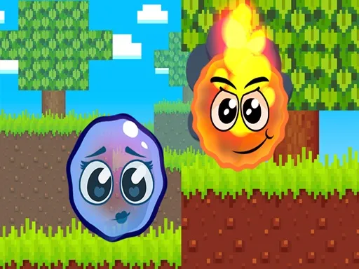 Fire Ball and Water Ball: Parkour Love Balls - game thumbnail image
