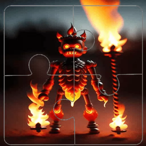 Fire Picture Scramble Challenge game thumbnail image