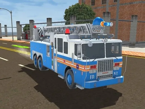 Fire Truck Driving Simulator 2024 game thumbnail image