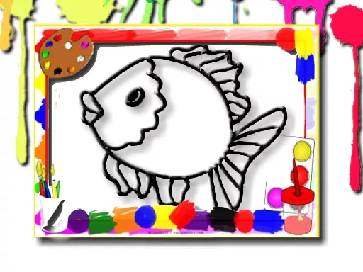 Fish Coloring Book - game thumbnail image