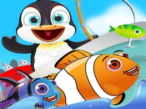 Fish Games For Kids | Trawling Penguin Games - game thumbnail image