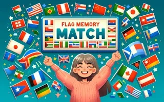 Flag Memory Match - game thumbnail image