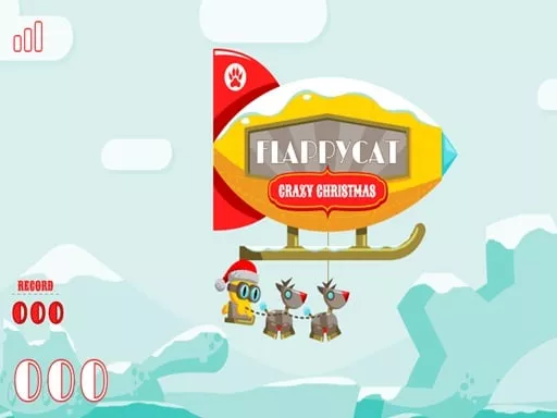 FlappyCat Crazy Christmas - game thumbnail image
