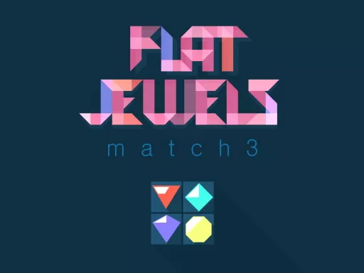 Flat Jewels Match 3 - game thumbnail image