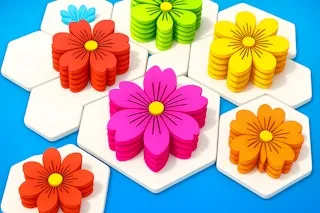 Flower Hexa Puzzle - game thumbnail image