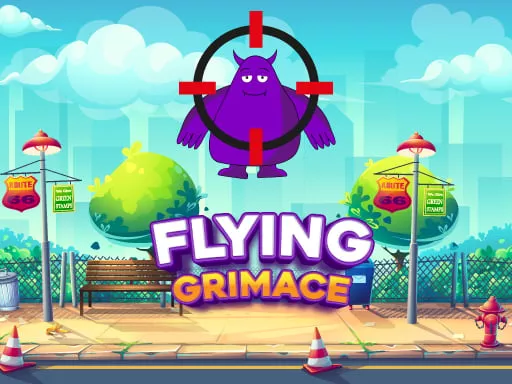 Flying Grimace - game thumbnail image