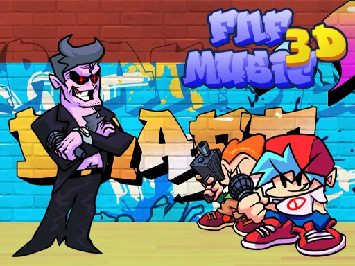 FNF Music 3D - game thumbnail image
