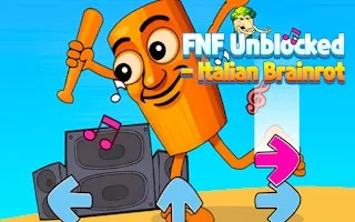 FNF Unblocked Italian Brainrot - game thumbnail image