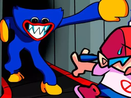 FNF vs Huggy Wuggy - game thumbnail image