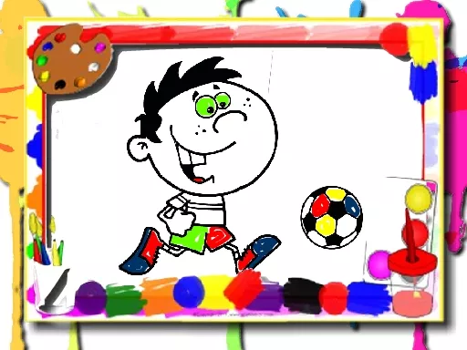 Football Coloring Time - game thumbnail image