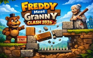 Freddy Meet Granny Clash 2026 - game thumbnail image