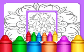 Free Printable Mandala Coloring For Kids - game thumbnail image