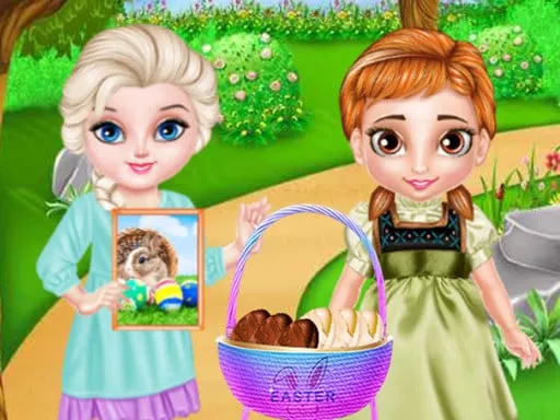 Frozen Baby Happy Easter - game thumbnail image