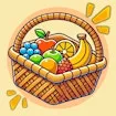 Fruit Basket Brain Puzzle game thumbnail image