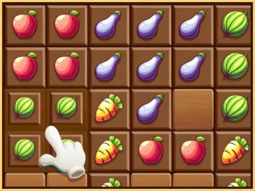 Fruit Block Tetra Puzzle - game thumbnail image