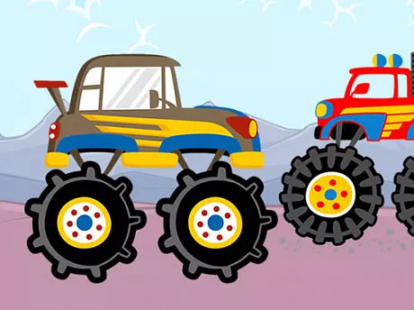 Fun Monster Trucks Jigsaw game thumbnail image