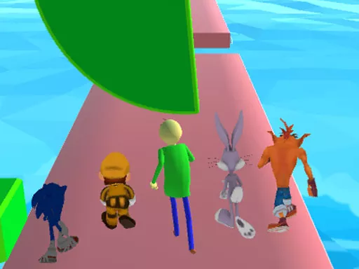 Fun Race 3D - baldi's basics - game thumbnail image