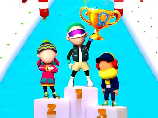 Fun Race On Ice - game thumbnail image