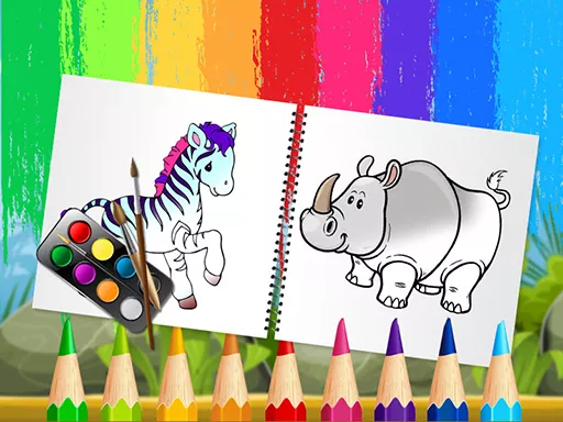 Funny Animals Coloring Book - game thumbnail image