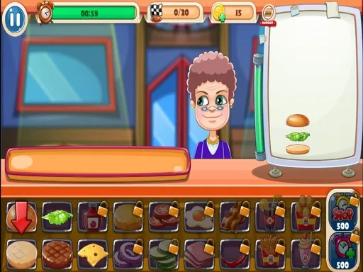 Funny Burger Shop - game thumbnail image