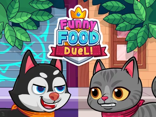 Funny Food Duel - game thumbnail image