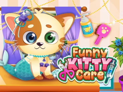 Funny Kitty Care - game thumbnail image