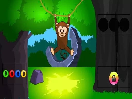 Funny Monkey Forest Escape - game thumbnail image
