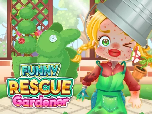 Funny Rescue Gardener - game thumbnail image