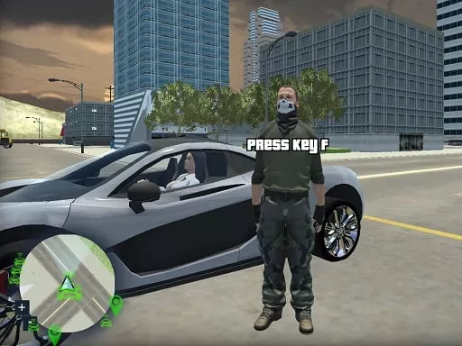 Gangster Vegas driving simulator online - game thumbnail image