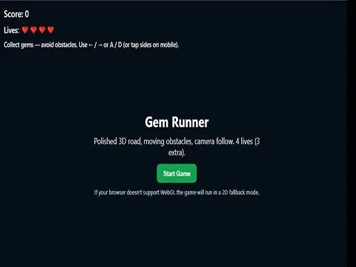 Gem Runner - game thumbnail image