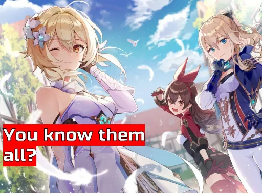 Genshin Impact (Part 1) - Test - Characters - game thumbnail image