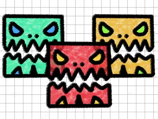 Geometry Dash Paper Note - game thumbnail image
