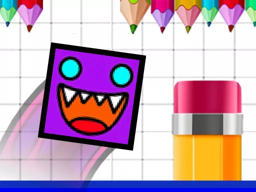 Geometry Jump Sketchy - game thumbnail image