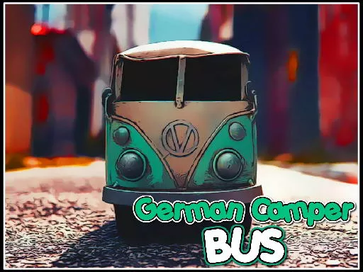 German Camper Bus - game thumbnail image