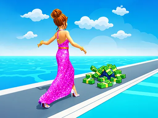 Girl Money Rush Game - game thumbnail image