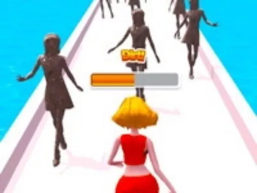 Girl Run Beauty 3d - game thumbnail image