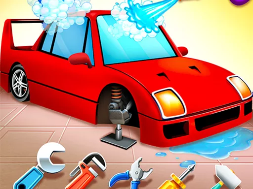 Girls Car Wash Salon Auto Workshop - game thumbnail image