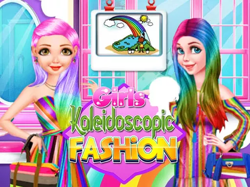 Girls Kaleidoscopic Fashion - game thumbnail image