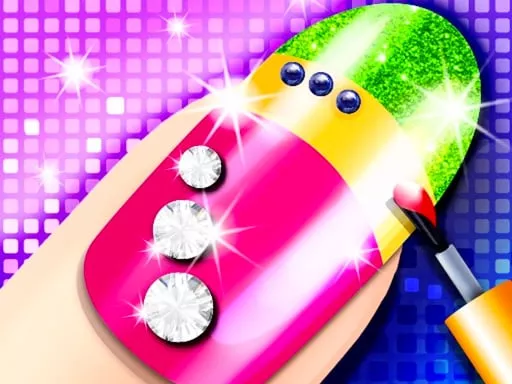 Girls Nail Art Salon - game thumbnail image