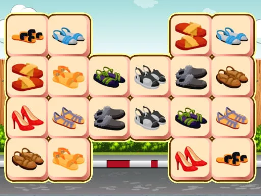 Girls Sandals Mahjong - game thumbnail image