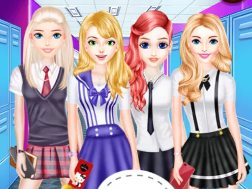 Girls School Fashion - game thumbnail image