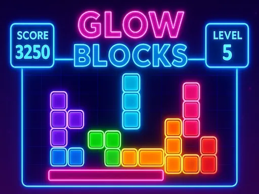 Glow Blocks - game thumbnail image